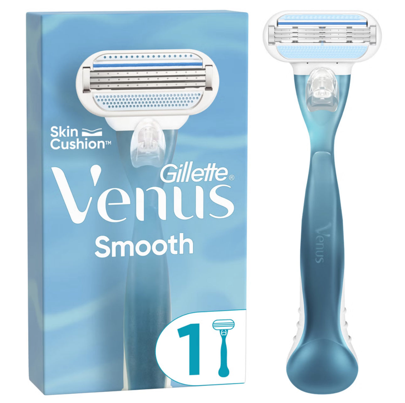Buy Gillette Venus Smooth 1 Razor - Premium Quality Toiletries Online - Product Image Buy Gillette Venus Smooth 1 Razor - Premium Quality Toiletries Online - Product Image
